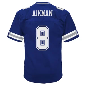 Troy aikman dallas cowboys mitchell ness toddler 1996 retired legacy jersey Navy 4T