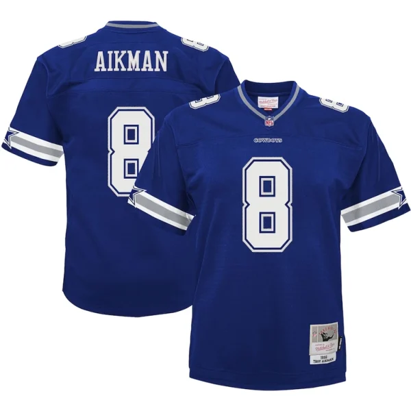 Troy aikman dallas cowboys mitchell ness toddler 1996 retired legacy jersey Navy