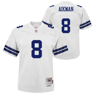 Troy aikman dallas cowboys mitchell ness youth 1992 legacy jersey White