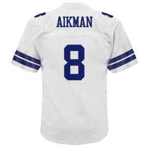 Troy aikman dallas cowboys mitchell ness youth 1992 legacy jersey White Yth L