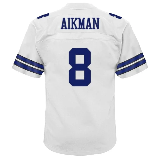Troy aikman dallas cowboys mitchell ness youth retired player legacy jersey White Yth L