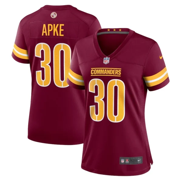 Troy apke washington commanders nike womens game jersey Burgundy