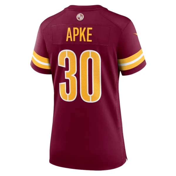 Troy apke washington commanders nike womens game jersey Burgundy L
