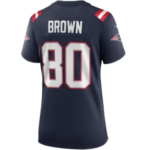 Troy brown new england patriots nike womens game retired player jersey Navy L