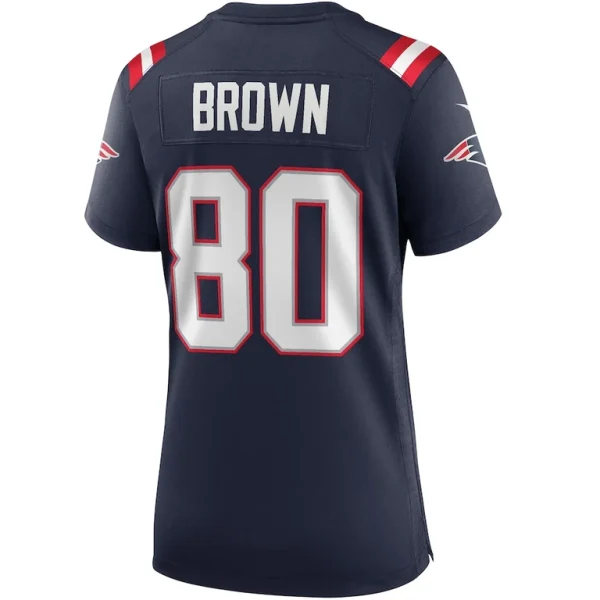 Troy brown new england patriots nike womens game retired player jersey Navy L