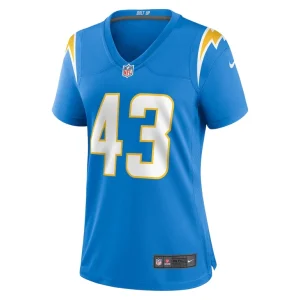 Troy dye los angeles chargers nike womens game jersey Powder blue M