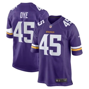 Troy dye minnesota vikings nike game jersey Purple