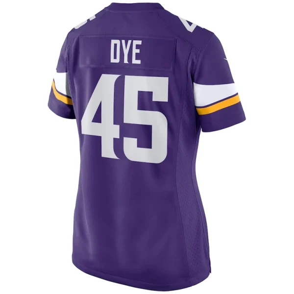 Troy dye minnesota vikings nike womens game jersey Purple L