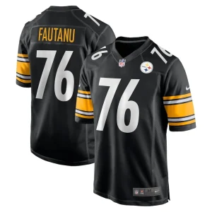 Troy fautanu pittsburgh steelers nike player game jersey Black