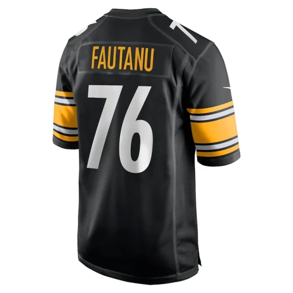 Troy fautanu pittsburgh steelers nike player game jersey Black L