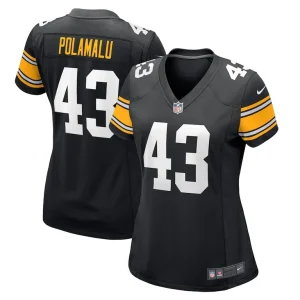 Troy polamalu pittsburgh steelers nike womens retired player jersey Black