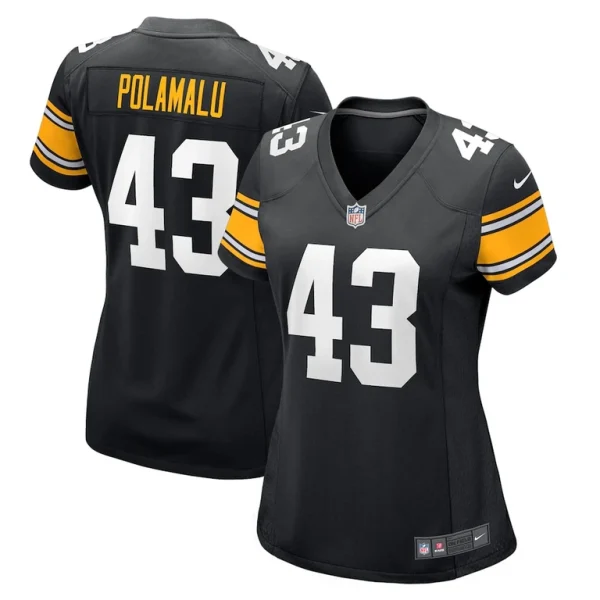 Troy polamalu pittsburgh steelers nike womens retired player jersey Black