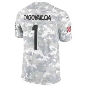 Tua tagovailoa miami dolphins nike 2024 salute to service limited jersey Arctic camo L