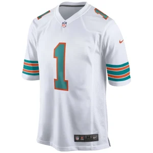 Tua tagovailoa miami dolphins nike 2nd alternate game jersey White M