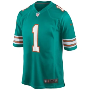 Tua tagovailoa miami dolphins nike alternate game jersey Aqua M