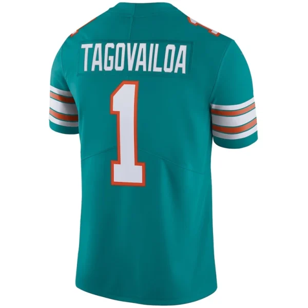 Tua tagovailoa miami dolphins nike alternate vapor limited jersey Aqua L