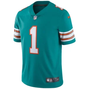 Tua tagovailoa miami dolphins nike alternate vapor limited jersey Aqua M
