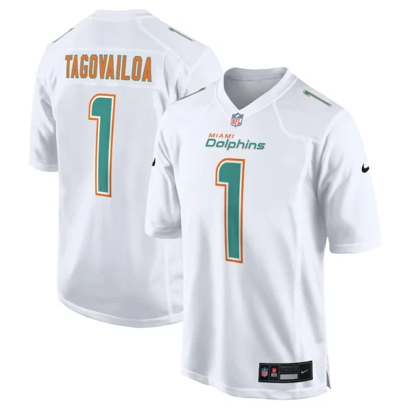 Tua tagovailoa miami dolphins nike fashion game jersey White