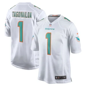 Tua tagovailoa miami dolphins nike game jersey White