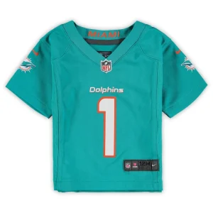 Tua tagovailoa miami dolphins nike infant game jersey Aqua 18 MO