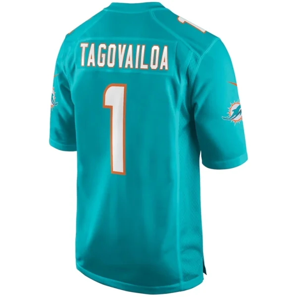 Tua tagovailoa miami dolphins nike player game jersey Aqua L