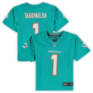 Tua tagovailoa miami dolphins nike preschool game jersey Aqua
