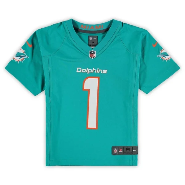 Tua tagovailoa miami dolphins nike preschool game jersey Aqua 56