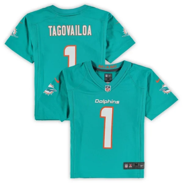 Tua tagovailoa miami dolphins nike preschool game jersey Aqua
