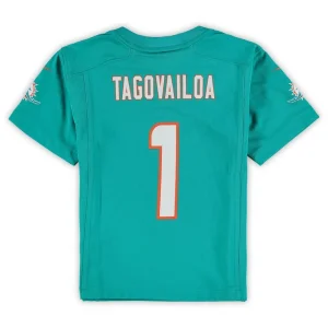Tua tagovailoa miami dolphins nike preschool game jersey Aqua 7