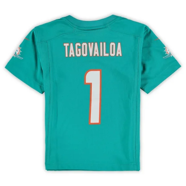 Tua tagovailoa miami dolphins nike preschool game jersey Aqua 7