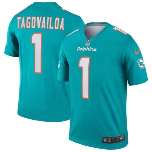 Tua tagovailoa miami dolphins nike team legend player performance top Aqua