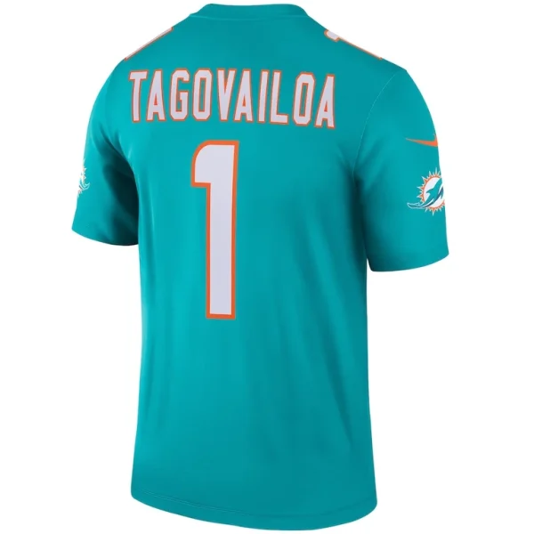 Tua tagovailoa miami dolphins nike team legend player performance top Aqua L