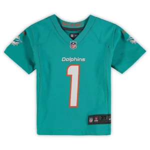 Tua tagovailoa miami dolphins nike toddler game jersey Aqua 3T