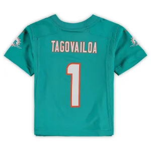 Tua tagovailoa miami dolphins nike toddler game jersey Aqua 4T