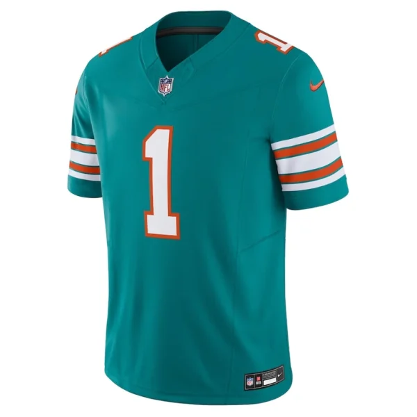 Tua tagovailoa miami dolphins nike vapor f.u.s.e. limited jersey Aqua M