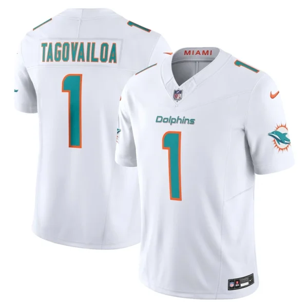 Tua tagovailoa miami dolphins nike vapor f.u.s.e. limited jersey White