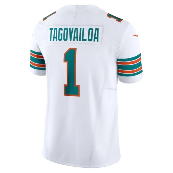 Tua tagovailoa miami dolphins nike vapor f.u.s.e. limited jersey White L