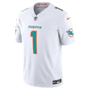 Tua tagovailoa miami dolphins nike vapor f.u.s.e. limited jersey White M