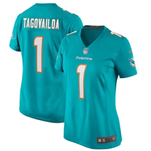 Tua tagovailoa miami dolphins nike womens game jersey Aqua