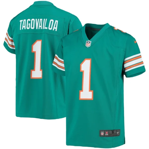 Tua tagovailoa miami dolphins nike youth game jersey Aqua