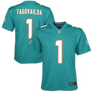 Tua tagovailoa miami dolphins nike youth game jersey Aqua