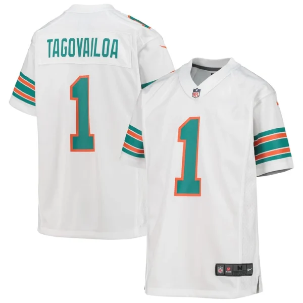 Tua tagovailoa miami dolphins nike youth game jersey White