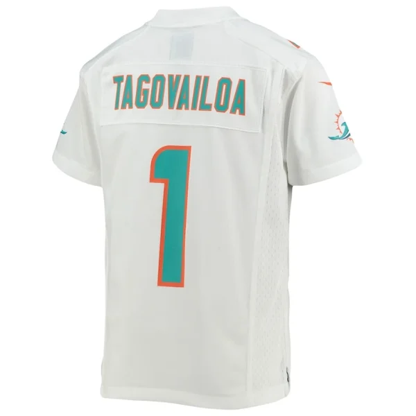 Tua tagovailoa miami dolphins nike youth game jersey White Yth L
