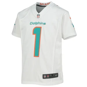Tua tagovailoa miami dolphins nike youth game jersey White Yth M