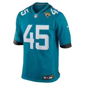Tucker addington jacksonville jaguars nike team game jersey Teal M