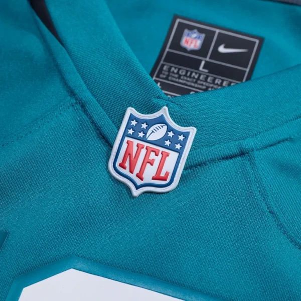 Tucker addington jacksonville jaguars nike team game jersey Teal XL