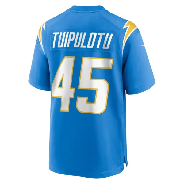 Tuli tuipulotu los angeles chargers nike team game jersey Powder blue L