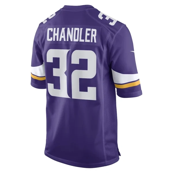 Ty chandler minnesota vikings nike game player jersey Purple L