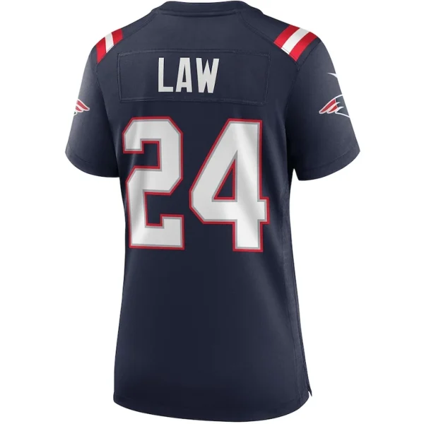 Ty law new england patriots nike womens game retired player jersey Navy L