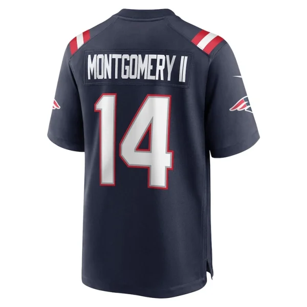 Ty montgomery new england patriots nike game jersey Navy L
